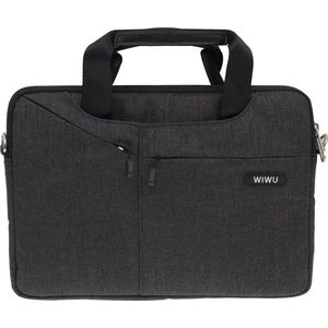 WIWU - 12 inch Laptoptas City Commuter Bag - Zwart