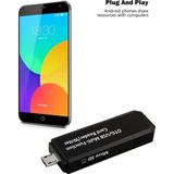 Case2go SD Kaartlezer - Micro USB - Zwart