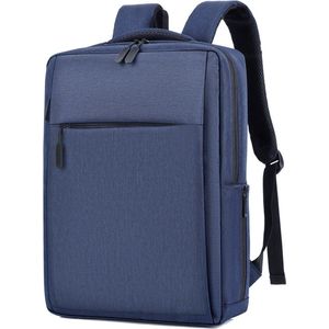 Case2go - Rugzak 15.6 Inch - Rugtas Met Verstelbare Schouderbanden - Extra vakken - Waterafstotend - Donker Blauw