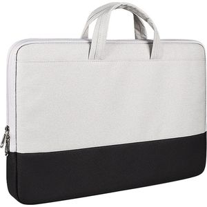 Case2go - Laptoptas 15.6 Inch - Schooltas - Extra vakken - Incl Reisband - Zwart