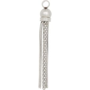 iXXXi Charm Kwastje 2 Snake en 2 Popcorn Zilver