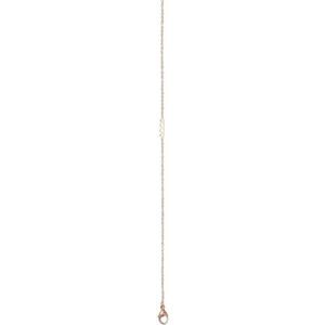 iXXXi Jewelry Ketting 1mm 40-80cm Rosé met Logo 80+5 cm