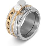 iXXXi - Vulring Silence R03912 - Goudkleurig - 1mm - Edelstaal