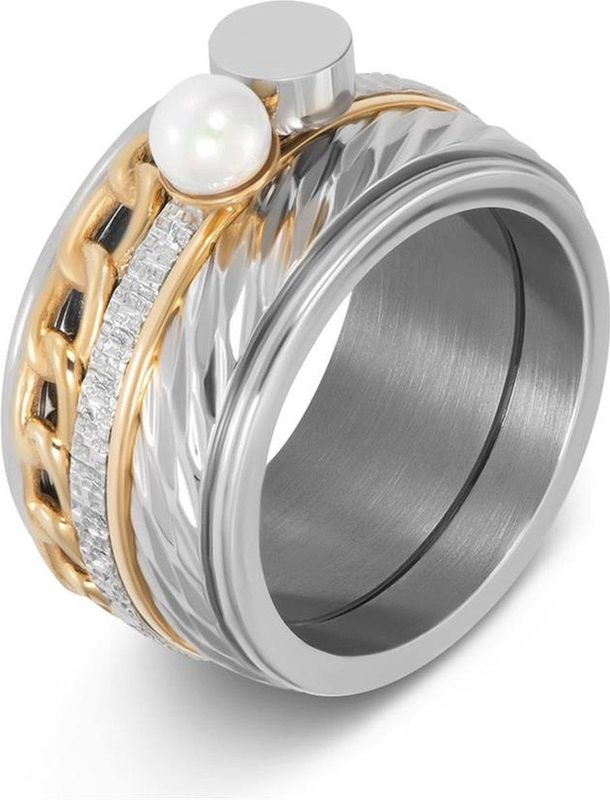 iXXXi - Vulring Silence R03912 - Goudkleurig - 1mm - Edelstaal