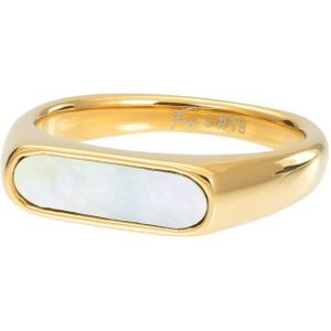 Fame-Luna Square-Goudkleurig-Dames Ring