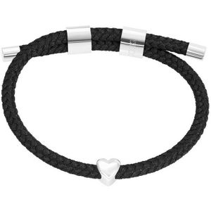 iXXXi Jewelry-Cozy Heart-Zwart-Dames Armband