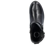 Nelson leren bikerboots zwart