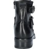 Nelson leren bikerboots zwart