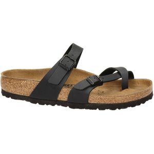 Birkenstock Mayari teenslippers zwart