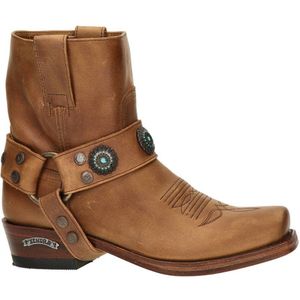Sendra - 13857 Blues Strong - Bikerboots - Zwart - Nubuckleer