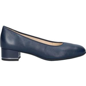 Ara - Graz - Leren Pumps - Donkerblauw - Blokhak 3,5 cm