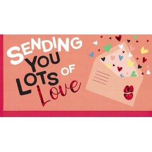 Wenskaart - Kaart - Valentijn - Sending You Lots of Love