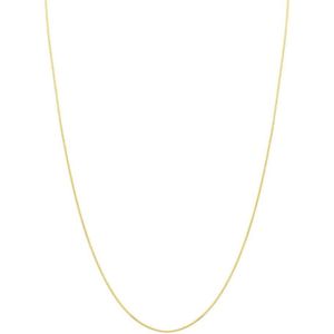 Lucardi Dames Ketting Gourmet Schakel - 9 Karaat Geelgoud - 45 cm