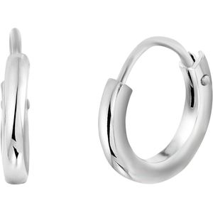 Zilveren oorringen 10mm voor dames