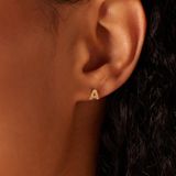 Lucardi - Oorbel - Geelgoud - 14 Karaat - Per Stuk