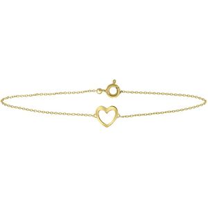 Lucardi - Armband 585 Gold - goldfarbig Armbänder & Armreife 1 ct Damen (119.99 € / 1 ct)
