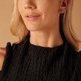 Lucardi - Oorbellen - Bolletjes - Goudkleurig - Echt Zilver