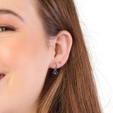 Lucardi - Oorbellen bal - Oorbellen - Echt Zilver - Zilverkleurig