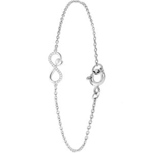 Lucardi - Armband 925 Silber - silbern Armbänder & Armreife 1 ct Damen (26.39 € / 1 ct)