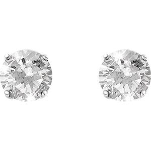 Lucardi - Ohrringe 925 Silber 1 ct Damen (15.99 € / 1 ct)