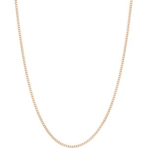 Gerecycled zilveren roseplated ketting gourmet