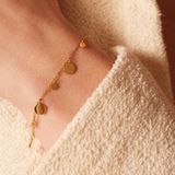 Lucardi - Grace - Armband - Goudkleurig - Staal - 20 cm