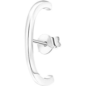 Lucardi - Dames Oorbellen - Zilverkleurig - 925 Zilver