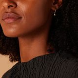 Lucardi - Oorringen - Goudkleurig - Goldplated met Zoetwaterparels