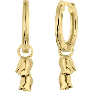 Lucardi - Oorbellen - Zilver - 925 Sterling Zilver