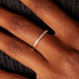 Lucardi - Ring - Goud - Transparant