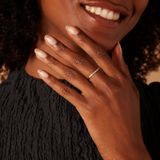 Lucardi - Ring - Goud - Transparant