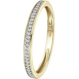 Lucardi - Ring - Goud - Transparant