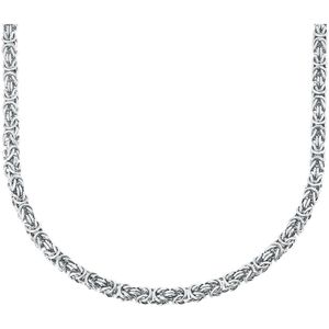Gerecycled stalen ketting koningsschakel voor heren