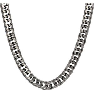 Gerecycled stalen herenketting gourmetschakel