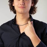 Lucardi Heren Ketting Staal Ketting 70 Zilverkleurig