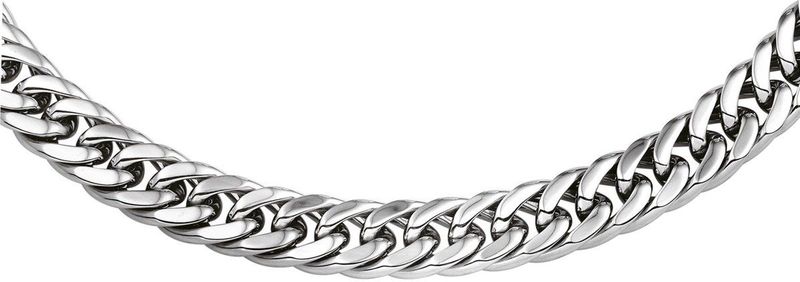 Lucardi Heren Ketting Staal Ketting 70 Zilverkleurig