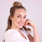 Lucardi - Oorringen - Goudkleurig - Goldplated - Zirkonia Hart