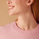 Lucardi Dames Goldplated Oorringen - Oorbellen - Cadeau - Echt Zilver - Goudkleurig