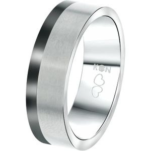 Lucardi - Ringe 'Tokyo' Titan - silbern Herrenschmuck 1 ct Herren (44.99 € / 1 ct)