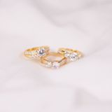 Lucardi - Ring - Zilver - Wit