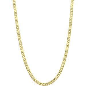 Lucardi - Halskette 925 Silber - goldfarbig Ketten 1 ct (47.99 € / 1 ct)