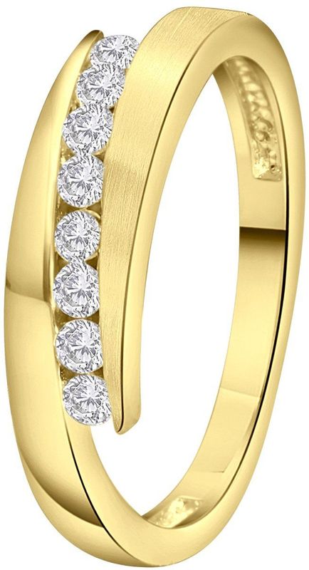 Lucardi - Ring - Zilver - Wit
