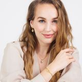 Lucardi - Goldplated Armband - Goudkleurig - Staal - 20 cm