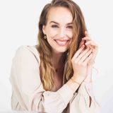 Lucardi - Armband - Goudkleurig - Staal - Met Letter V