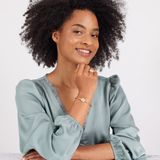 Lucardi Dames Ring Surinaamse Mattenklopper - Staal - Goudkleurig