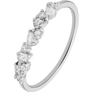 Zilveren ring zirkonia