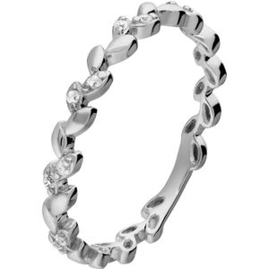 Lucardi - Ring - Zilver - 925 Sterling Zilver