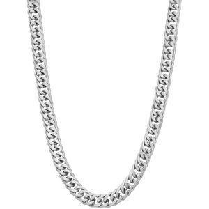 Lucardi Kinder Stalen ketting gourmet Ketting Staal Zilver