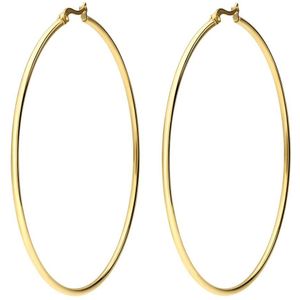 Stalen goldplated oorringen voor dames