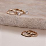 Lucardi - Creolen - 14 Karaat Goud - Tijdloos Design